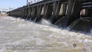 Kentucky Dam Spilling 2.8 Million Gallons Each Second