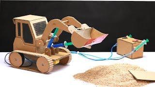 How To Make JCB Bulldozer at Home