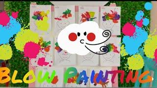 Blow Painting Activity