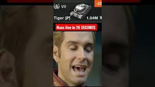 MAUS LINE IN 26 SECONDS World of Tanks Blitz #wotblitz #worldoftanksblitz #shorts #wotb