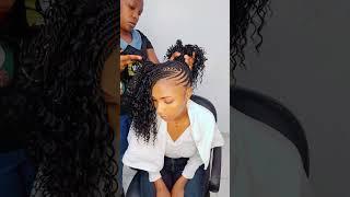 Conrows at GEE CURLY SALON #foryou #hairbraids #braidhairstyles #braidhair #choppyhair