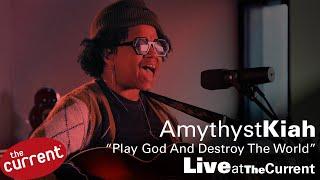 Amythyst Kiah solo acoustic performance of "Play God and Destroy the World" at The Current