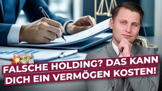 Holding trotz 50 % oder weniger? Diese Strategie musst Du kennen! (Steuerberater David Kasper)