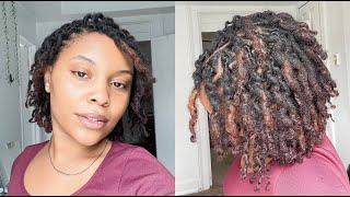 LOC DETOX + TWIST OUT ON 1+ YEAR OLD LOCS