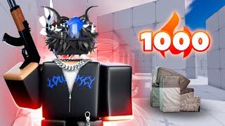 I ended a 1000 WIN STREAK in ROBLOX RIVALS..