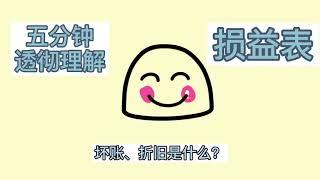 【损益表解析】折旧？坏帐？与资产负债表的区别？财务报表