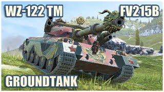 WZ-122 TM, Groundtank & FV215b • WoT Blitz Gameplay
