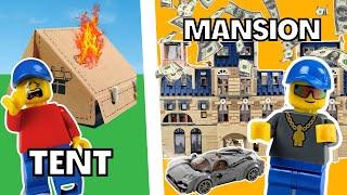 $1 vs  $1,000,000 LEGO Hotel!