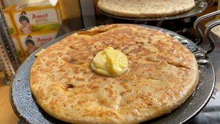 Mumbai's Biggest Aloo Paratha | Indian Street Food