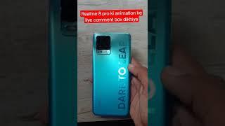 Realme 8 pro || Realme 8 pro fingerprint animation aod customisation