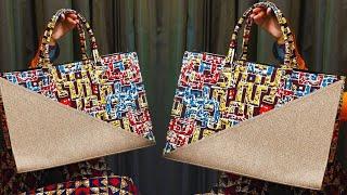 DIY Ankara Tote Bag I Easy Step-by-Step Guide l cheche_stitches