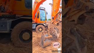 Jcb using two loaders in reverse#viral#youtube shorts#trucks#jcb