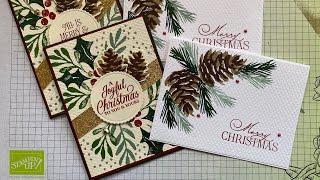 Fundraising cards featuring the Christmas Season and Brightest Glow sets