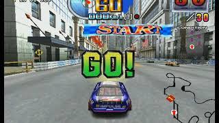 Daytona USA 2 Gameplay - Finishing first in all courses