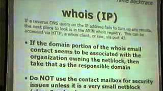 DEF CON 10 Hacking Conference Presentation By Jaeson Schultz - Reduce Net Abuse - Video