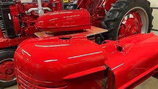 Farmall H Sheet Metal Respray Success! Paint Day Recap & Viewer Question Episode - "Prep H" #49