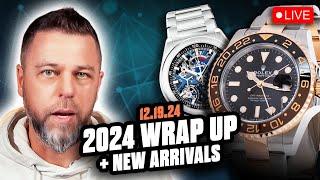 LIVE w/ Roman Sharf - Answering Questions, 2024 Wrap-Up, & New Watch Arrivals!