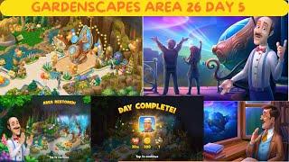 GARDENSCAPES AREA 26 DAY 5 - Gardenscapes New Acres - Calvadori's Final Garden - Day 5