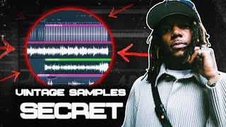 How to make VINTAGE SAMPLES for JID