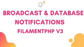 Realtime and Database Notification in FilamentPHP