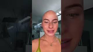 THE SILENCE AT THE END #comedy #funny #bald #baldgirl #shavedhead #alopecia #viral #trending