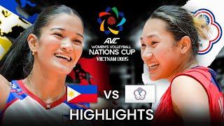 Philippines vs Chinese Taipei | Semifinals Highlights | AVC Women's Nations Cup 2025