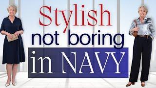 How to Wear Navy this Fall + Look Stylish Not Boring