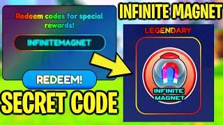 SECRET CODE FOR INFINITE MAGNET IN SONIC SPEED SIMULATOR!? - Roblox