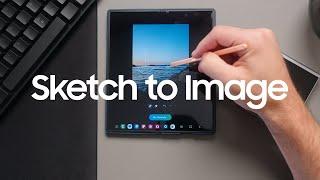 Miksi Galaxy AI? Sketch to Image | Samsung Suomi