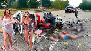 125 SHOCKING 2024: Idiots in Cars | Car Crashes & Insane Police Chases Near Disaster!