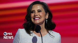 WATCH: Gov. Gretchen Whitmer speaks at 2024 Democratic National Convention | 2024 DNC Night 4