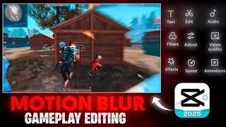 Capcut Motion Blur Tutorial | Gameplay Video Me Motion Blur Effect Kaise Lagaye | Capcut Editing