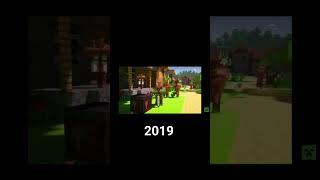 minecraft over years