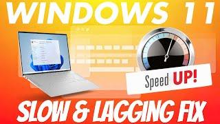 Fix Windows 11 Lagging & Boost Performance Instantly