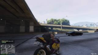 Funny GTA5 Moments with bikes.RIP L-X Florinz and his bike.