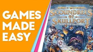 Lords of Waterdeep: Scoundrels of Skullport: How to Play and Tips