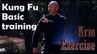 Kung Fu Basic training at home 2020: 15-minute daily routine exercise - Lesson One - Arm Exercises