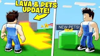 LAVA & PETS UPDATE!  *4 NEW PETS* Roblox Islands