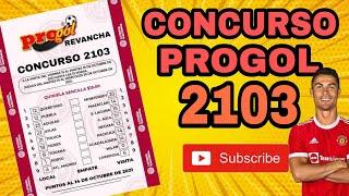 progol 2103  |PROGOL APUESTAS DEPORTIVAS 