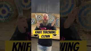 World champion knife thrower tries never seen before trickshot! #knifethrowing #trickshot