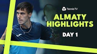 Coric Plays Marozsan; Engel & Marterer Also In Action | Almaty 2024 Highlights Day 1