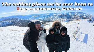 The coldest place we've ever been to, Mammoth Mountain, California!