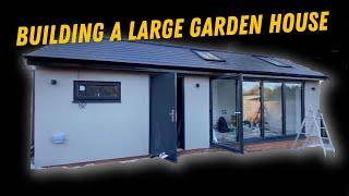 HOW TO BUILD A GARDEN HOUSE WITH PITCHED ROOF