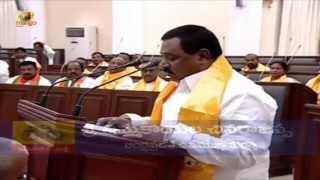 TDP leader Nimmakayala Chinna Rajappa Swearing in as MLA in AP assembly