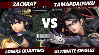 Kagaribi 12 TOP 8 - zackray (Dark Pit, Pit) Vs. TamaPDaifuku (Bayonetta) Smash Ultimate - SSBU