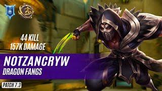 44 KILL 157K DAMAGE N0TZanCryw KOGA PALADINS COMPETITIVE (DIAMOND) DRAGON FANGS