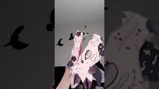 решила еще приклеить язык#дракон#драконыизбумаги#драконынаруку#красиво