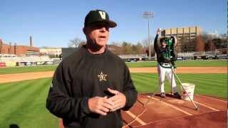 Bunting Drills: Vanderbilt Baseball coach Tim Corbin uses ATEC Machines