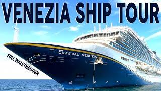 THE CRUISE SHIP INSPIRED BY VENICE | CARNIVAL VENEZIA FULL WALKTHROUGH CRUISE SHIP TOUR 2024 |