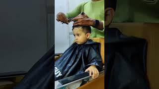 Naivedh first haircut seat alone like mature man #short #childmemories #youtubeshorts #instareel